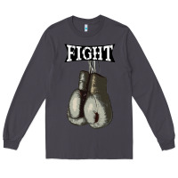 Smoke boxing vintage fight gloves Long Sleeve Tee - artisFamous