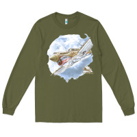 Army Green 40 flying tigers Long Sleeve Tee - artisFamous