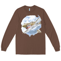 Chestnut 40 flying tigers Long Sleeve Tee - artisFamous