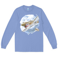 Colony Blue 40 flying tigers Long Sleeve Tee - artisFamous
