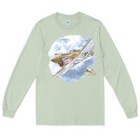 Matcha 40 flying tigers Long Sleeve Tee - artisFamous