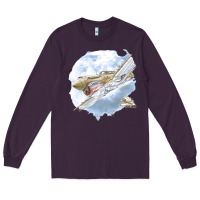 Plum 40 flying tigers Long Sleeve Tee - artisFamous