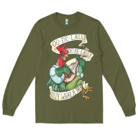 Alan A Dale Rooster  Oo De Lally Golly What A Day Tattoo Watercolor Pa Long Sleeve Tee | Teevron