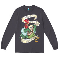 Smoke alan a dale rooster  oo de lally golly what a day tattoo watercolor pa Long Sleeve Tee - artisFamous
