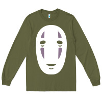 Army Green no face spirited away women's Long Sleeve Tee - artisFamous