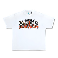 White baddas mama Urban Heavy Tee - CowhideDigitalArt