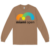 Toasted Coconut MIAMI OPEN Long Sleeve Tee - artisFamous