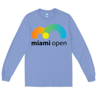 Colony Blue MIAMI OPEN Long Sleeve Tee - artisFamous