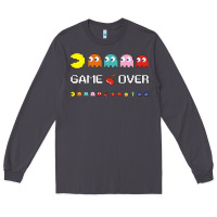 Smoke cool retro 80s pacman ghosts video games Long Sleeve Tee - artisFamous