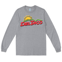 Heather Grey del taco (retro) Long Sleeve Tee - artisFamous