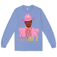 Colony Blue lil nas x 2 Long Sleeve Tee - artisFamous