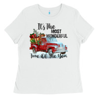 White it's the most wonderful time of the year Ladies Tee - FaDigitalArtStudio