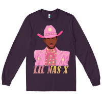 Plum lil nas x 2 Long Sleeve Tee - artisFamous