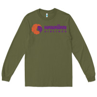 Army Green hawaiian airlines Long Sleeve Tee - artisFamous
