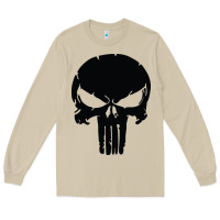 Mushroom the punisher skull black Long Sleeve Tee - artisFamous