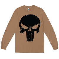 Toasted Coconut the punisher skull black Long Sleeve Tee - artisFamous