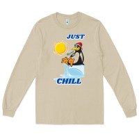 Mushroom Just Chill Long Sleeve Tee - artisFamous