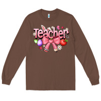 Chestnut easter teacher Long Sleeve Tee - CowhideDigitalArt
