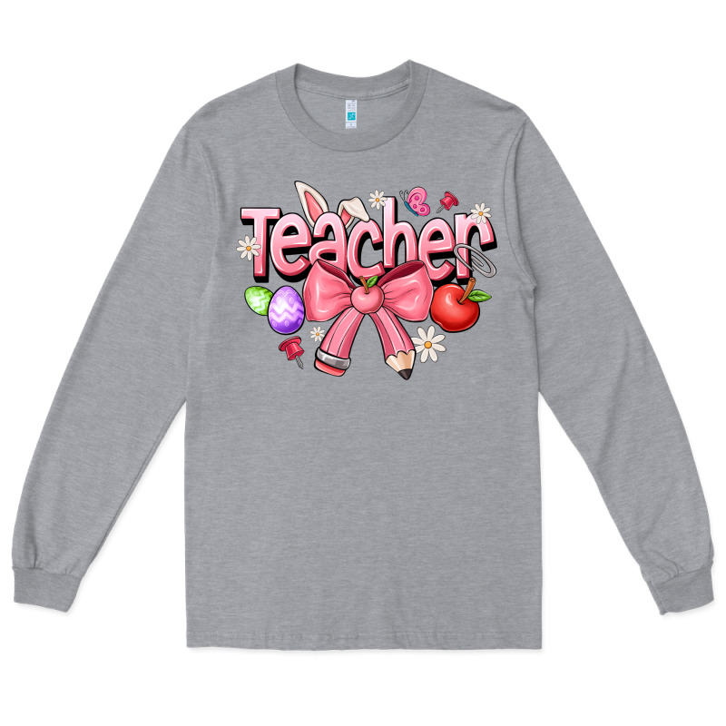 Easter Teacher Long Sleeve Tee by CowhideDigitalArt | Teevron