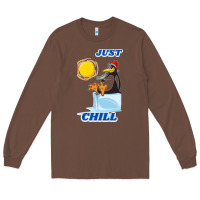 Chestnut Just Chill Long Sleeve Tee - artisFamous