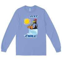 Colony Blue Just Chill Long Sleeve Tee - artisFamous