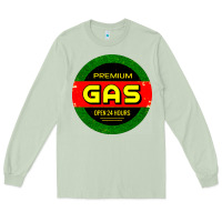 Matcha GARAGE CAR GASOLINE Long Sleeve Tee - artisFamous