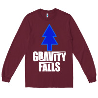 Burgundy gravity falls dipper blue pine premium Long Sleeve Tee - artisFamous