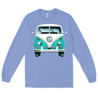 Colony Blue hippie surf van Long Sleeve Tee - artisFamous