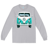 Moon Dust hippie surf van Long Sleeve Tee - artisFamous
