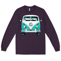 Plum hippie surf van Long Sleeve Tee - artisFamous