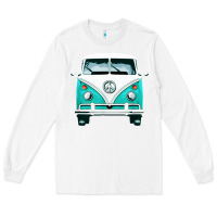 White hippie surf van Long Sleeve Tee - artisFamous