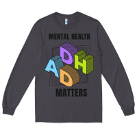 Smoke adhd mental health matters Long Sleeve Tee - artisFamous