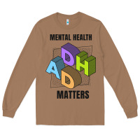 Toasted Coconut adhd mental health matters Long Sleeve Tee - artisFamous
