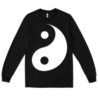 Black yin yang Long Sleeve Tee - artisFamous