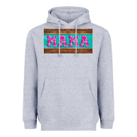 Heather Grey floral mama mother's day license plate Heavyweight Hoodie - Jasminsmagicworld