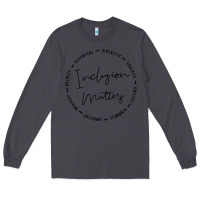 Smoke inclusion matters with empathy bravery respect Long Sleeve Tee - artisFamous