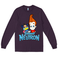 Plum jimmy neutron goddard title vintage poster Long Sleeve Tee - artisFamous