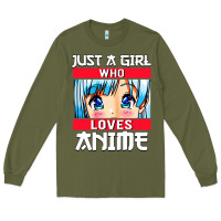 Just A Girl Who Loves Anime Japanese Cute Long Sleeve Tee | Teevron