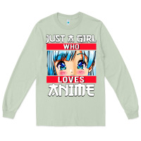 Matcha just a girl who loves anime japanese cute Long Sleeve Tee - artisFamous