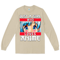 Mushroom just a girl who loves anime japanese cute Long Sleeve Tee - artisFamous