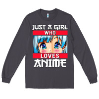 Smoke just a girl who loves anime japanese cute Long Sleeve Tee - artisFamous