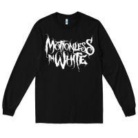 Black motionless in white Long Sleeve Tee - artisFamous