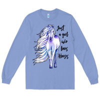 Just A Girl Who Loves Horses Long Sleeve Tee | Teevron