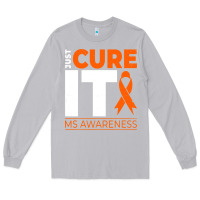 Moon Dust just cure it ms multiple sclerosis awareness Long Sleeve Tee - artisFamous