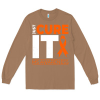 Toasted Coconut just cure it ms multiple sclerosis awareness Long Sleeve Tee - artisFamous
