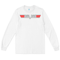 White girl dad   daughter's father dad appreciation gift t shirt Long Sleeve Tee - artisFamous