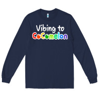 Navy kids vibing to cocomelon Long Sleeve Tee - artisFamous