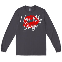 Smoke kiss lips i love my gringo wife girlfriend premium Long Sleeve Tee - artisFamous