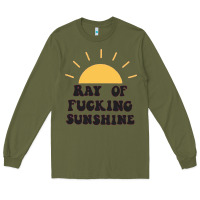 Army Green ray of sunshine Long Sleeve Tee - artisFamous