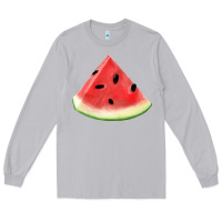 Moon Dust Watermelon Slice Png Long Sleeve Tee - artisFamous